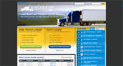 Desktop Screenshot of carriercentral.com